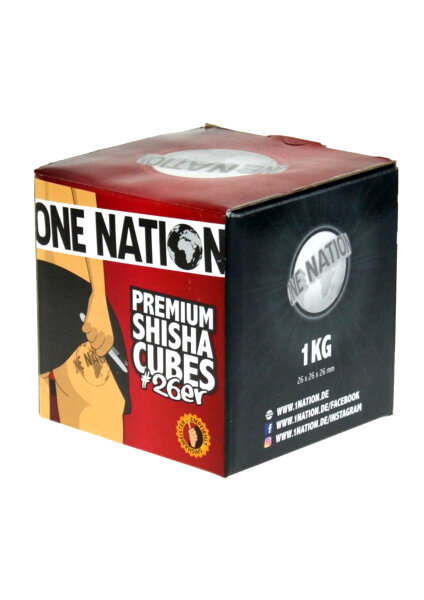 One Nation 26mm 1kg Naturkohle