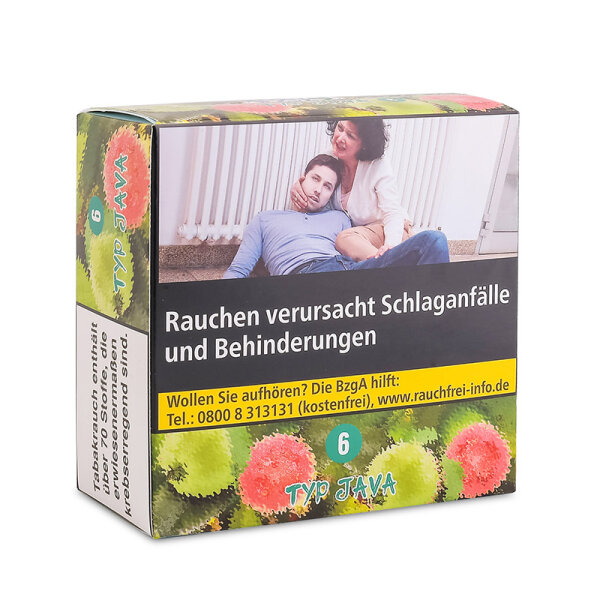 Aqua Mentha Tabak Typ Java (6)
