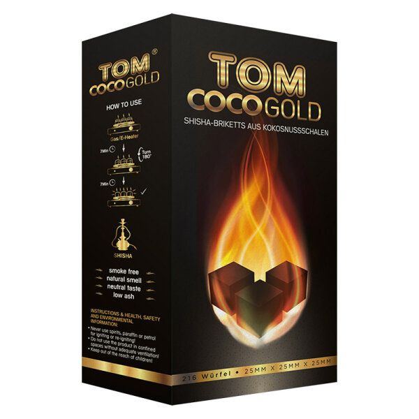 TOM COCO Gold C25 3kg Kokoskohle