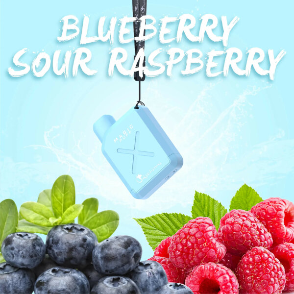 Magic Puff x Dschinni 700 Puffs 20mg Blueberry Sour Raspberry