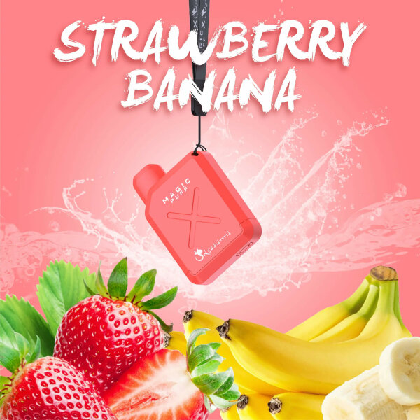 Magic Puff x Dschinni 700 Puffs 20mg Strawberry Banana