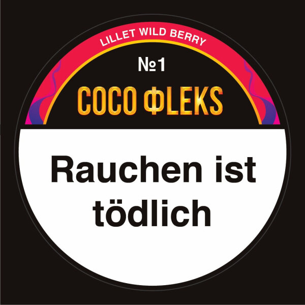 CocoFleks Darkblend Tabak No1 - Wild B Champain 20g