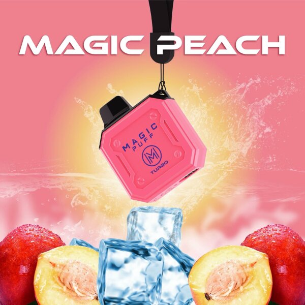 Magic Puff Turbo 800 Puffs 20mg - Magic Peach