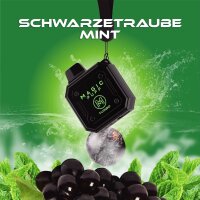 Magic Puff Turbo 800 Puffs 20mg - Schwarzetraube Mint