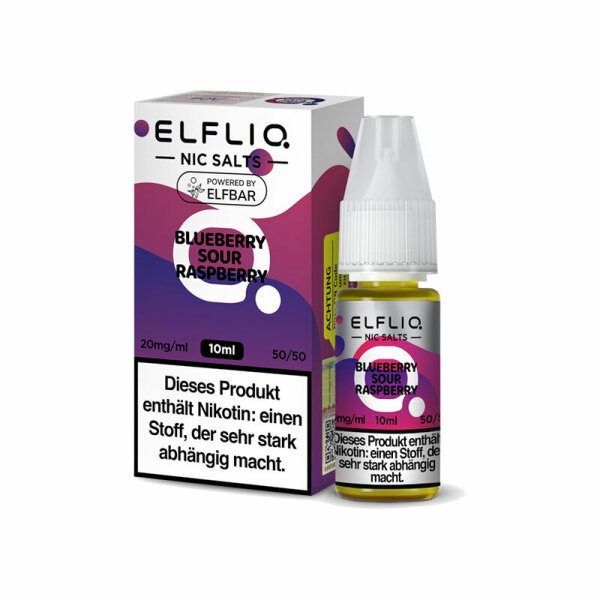 Elfliq - Blueberry Sour Raspberry - Nikotinsalz Liquid 10mg - 10ml