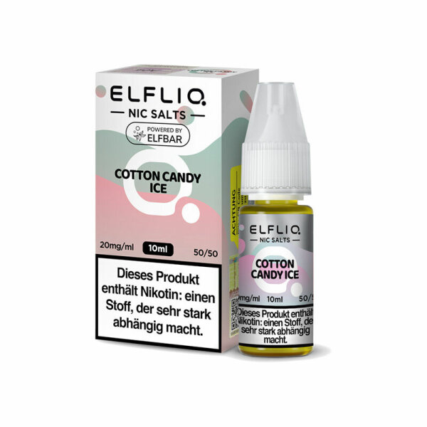 Elfliq - Cotton Candy Ice - Nikotinsalz Liquid 10mg - 10ml