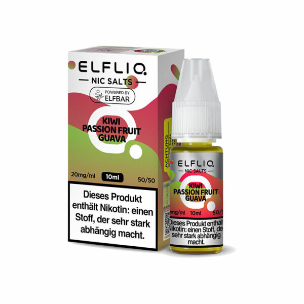 Elfliq - Kiwi Passion Fruit Guava - Nikotinsalz Liquid 10mg - 10ml