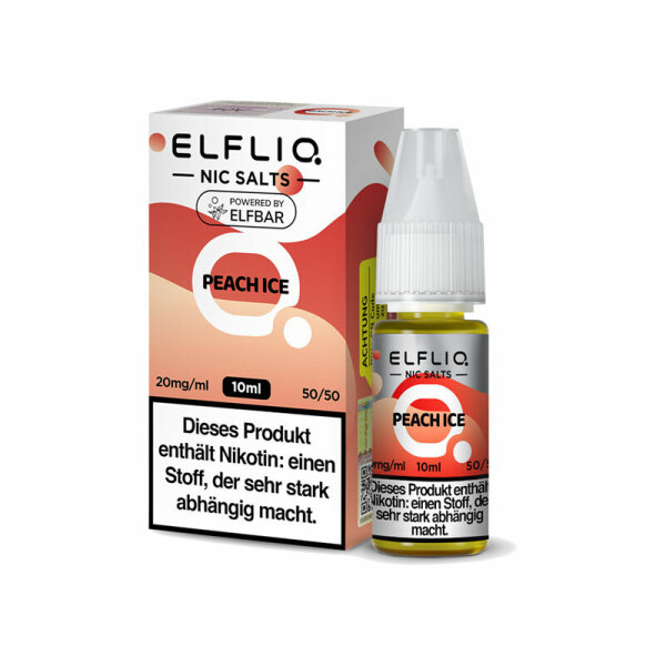 Elfliq - Peach Ice - Nikotinsalz Liquid 20mg - 10ml