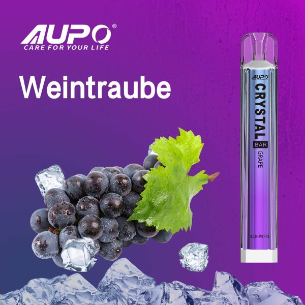 Crystal Bar 600 - Grape - 20mg/ml 600+ Züge