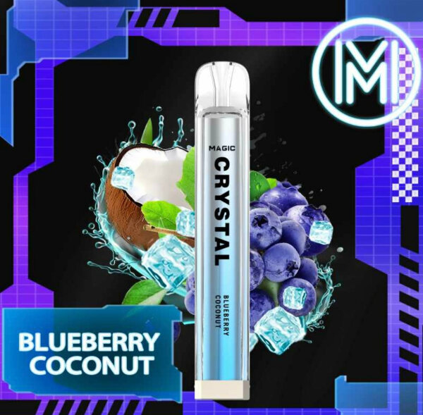 Magic Puff Crystal - Blueberry Coconut 600 Puffs 20mg