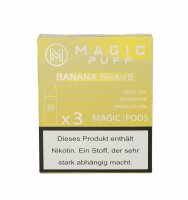 Magic Puff Pod´s - Banana Shake - 3 Stück
