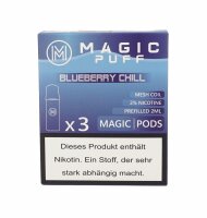 Magic Puff Pod´s - Blueberry Chill - 3 Stück
