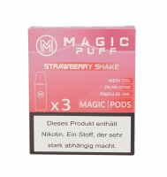 Magic Puff Pod´s - Strawberry Shake - 3 Stück