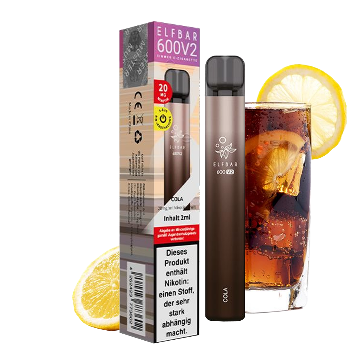 elfbar 600 cola V2 CP - hide-variant-when-oos:true Cola 20mg Flavour:Mix Berries E-Liquidpod ELFBAR ELFA Kiwi