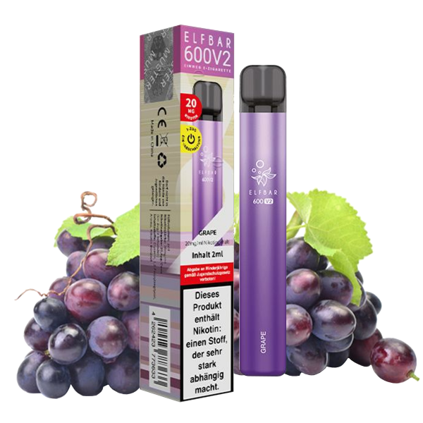 Elfbar 600 V2 CP - Grape - 20mg