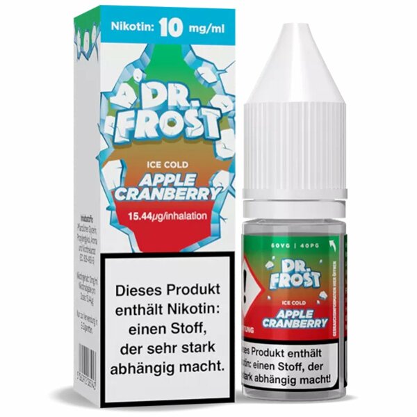 Dr. Frost - Ice Cold - Apple Cranberry - Nikotinsalz Liquid - 10mg/ml
