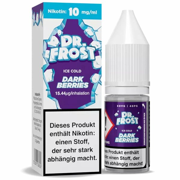 Dr. Frost - Ice Cold - Dark Berries - Nikotinsalz Liquid 10mg/ml