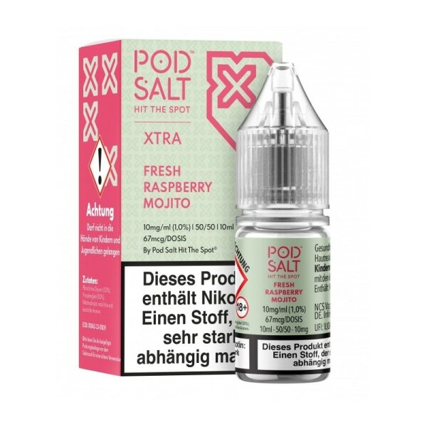 Pod Salt X - Fresh Rasperry Mojito - Nikotinsalz Liquid 20mg/ml