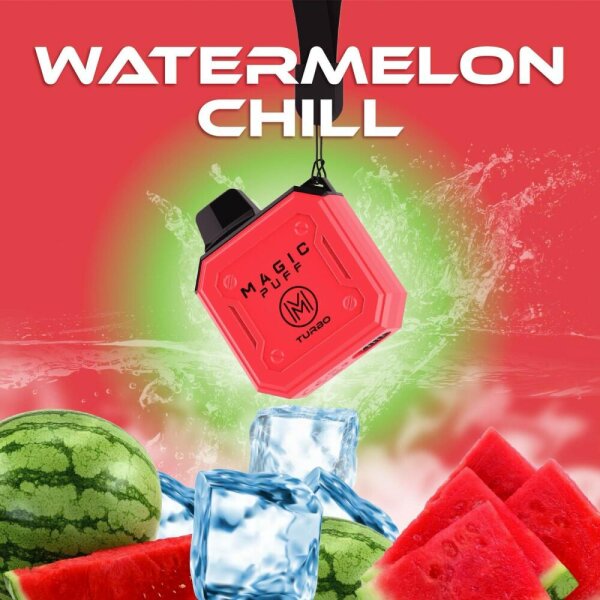 Magic Puff Turbo 800 Puffs 20mg - Watermelon Chill