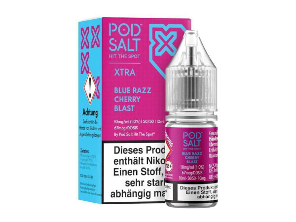 Pod Salt X - Blue Razz Cherry Blast - Nikotinsalz Liquid 20mg/ml