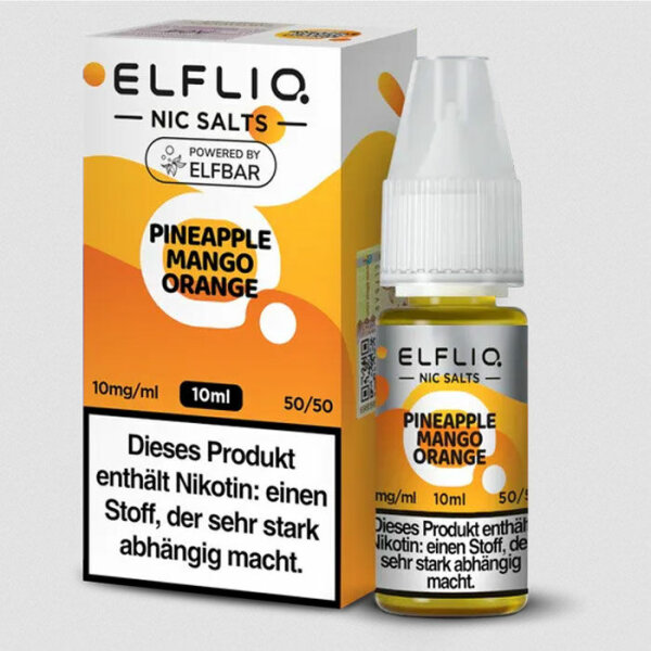 Elfliq - Pineapple Mango Orange - Nikotinsalz Liquid 10mg - 10ml