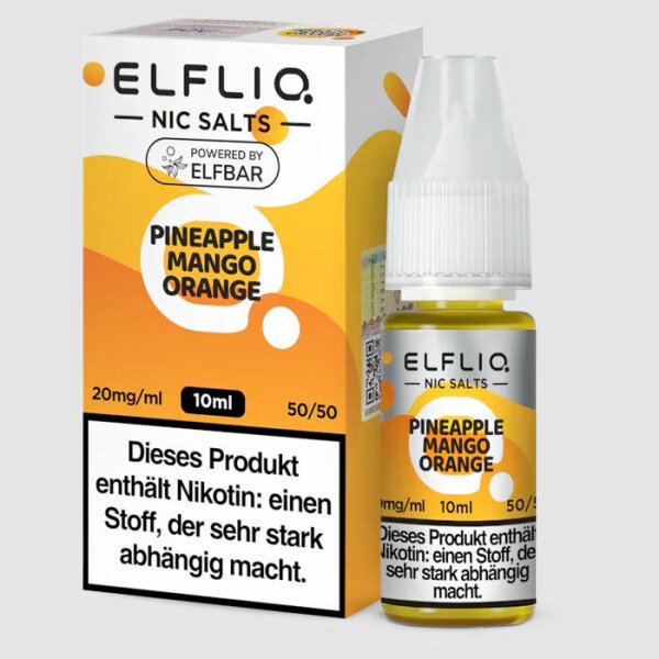 Elfliq - Pineapple Mango Orange - Nikotinsalz Liquid 20mg - 10ml