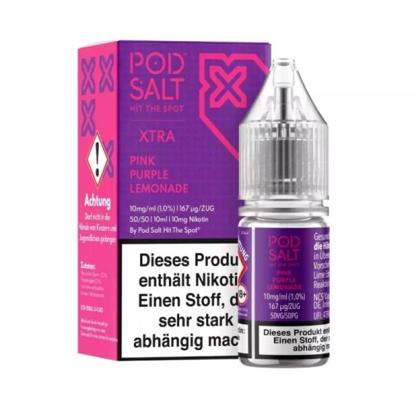 Pod Salt X - Pink Purple Lemonade - Nikotinsalz Liquid 20mg/ml