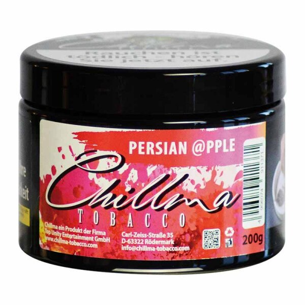 Chillma Tobacco - Perisan @pple - 200g