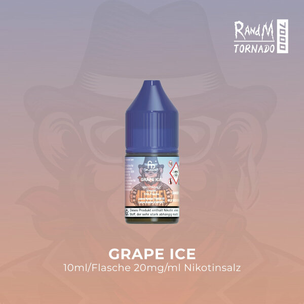 RandM Tornado Liquid 10ml - Grape Ice 20mg