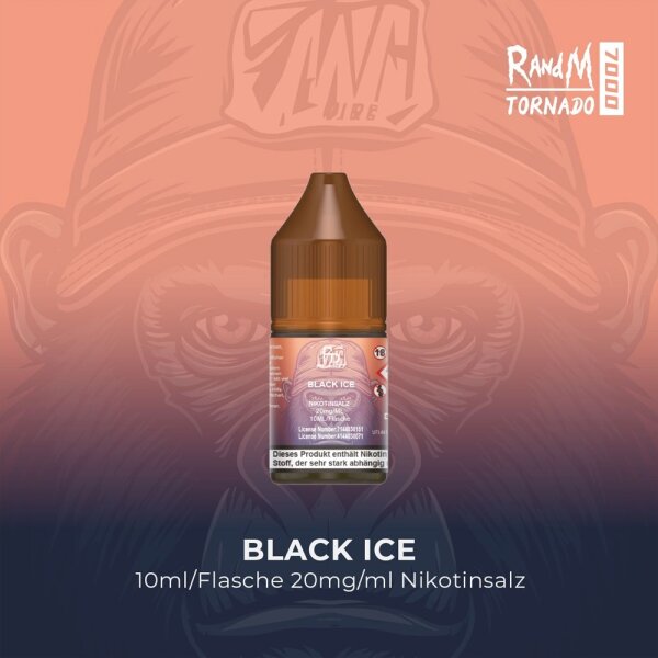 RandM Tornado Liquid 10ml - Black Ice 20mg