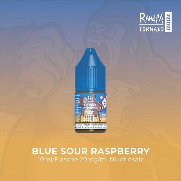 RandM Tornado Liquid 10ml - Blue Sour Raspberry 20mg