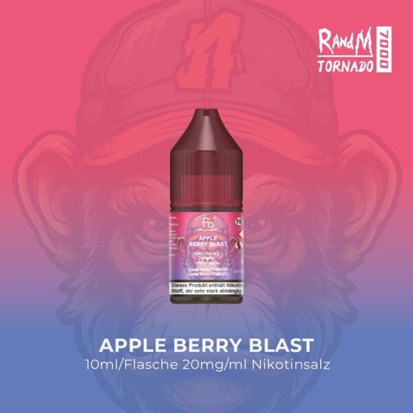 RandM Tornado Liquid 10ml - Apple Berry Blast 20mg