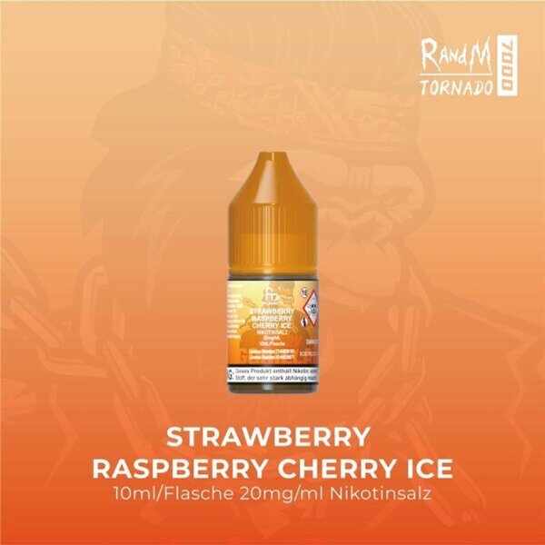 RandM Tornado Liquid 10ml - Strawberry Raspberry Cherry 20mg