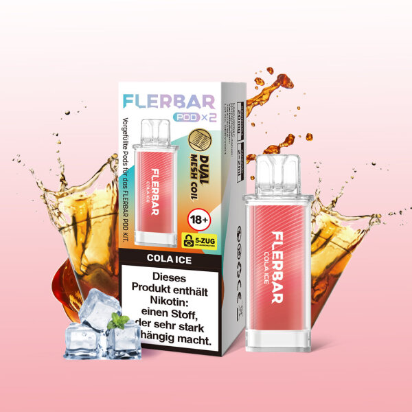 Flerbar Pods 2er Set - Cola Ice - 20mg