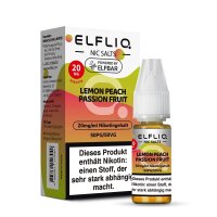 Elfliq - Lemon Peach Passion Fruit - Nikotinsalz Liquid...