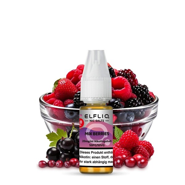 Elfliq - Mixed Berries - Nikotinsalz Liquid 20mg - 10ml