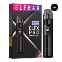 ELFBAR ELFX Pro - Refillable Pod Kit - Black