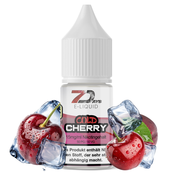 7 Days Liquid Cold Cherry 15mg 10ml