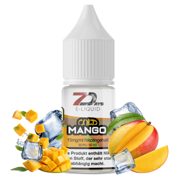 7 Days Liquid Cold Mango 15mg 10ml