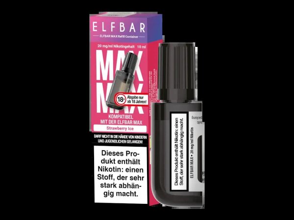 Elfbar Max Refill Strawberry Ice 20mg