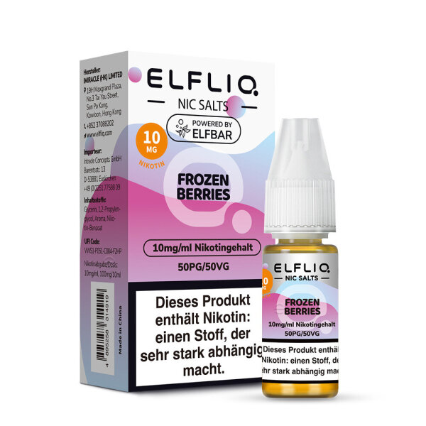 Elfliq - Frozen Berries - Nikotinsalz Liquid 10mg - 10ml