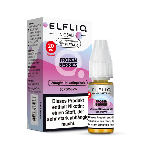 Elfliq - Frozen Berries - Nikotinsalz Liquid 20mg - 10ml