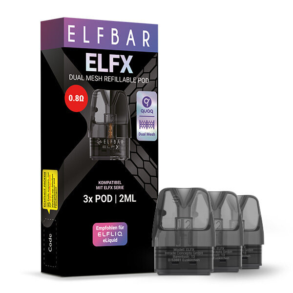 Elfbar ELFX Pods V2 3er Set 0.8Ohm