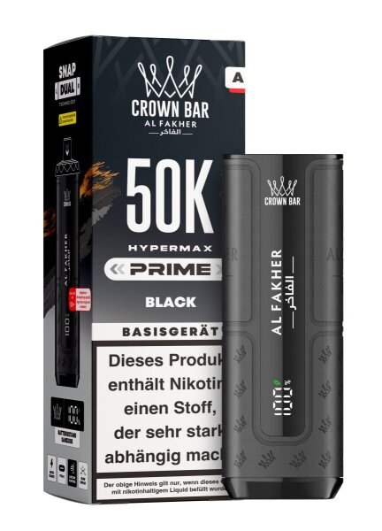 Al Fakher - Hypermax Prime 50K Akku - Schwarz