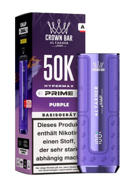 Al Fakher - Hypermax Prime 50K Akku - Purple