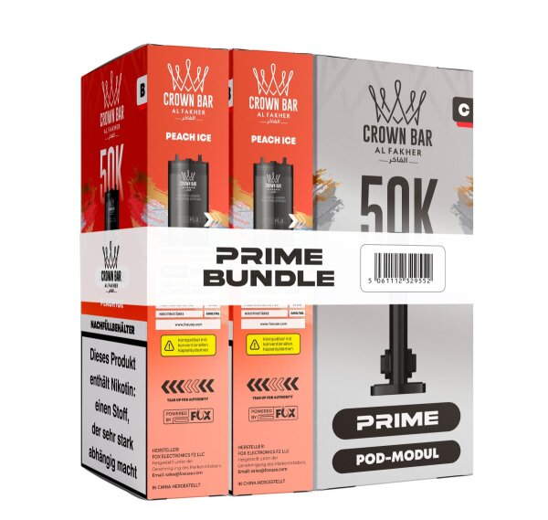 Al Fakher - Hypermax Prime 50K (2er Pods + Coil) - Peach Ice